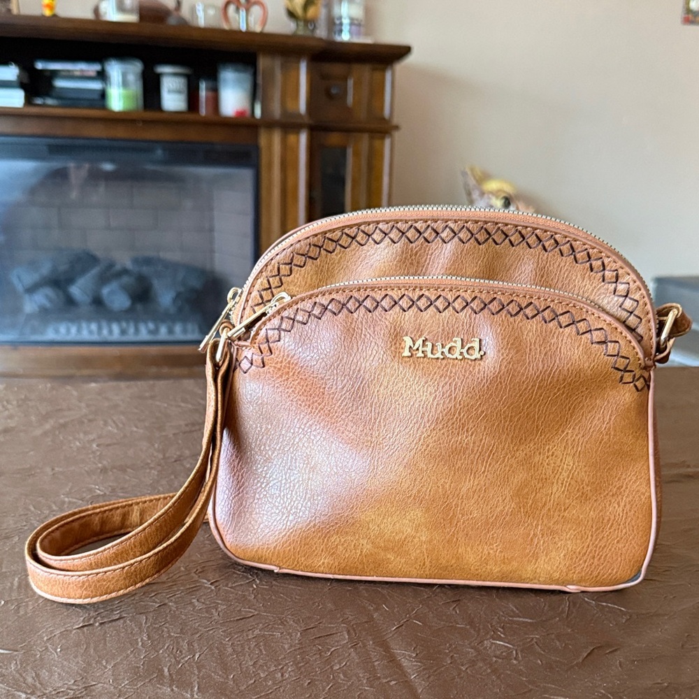 Vintage Mudd Brown Crossbody Bag